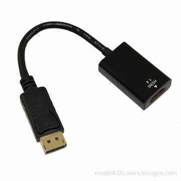 DP 1.2 to HDMI 1.4 Adapter Cable, Supports 3-D